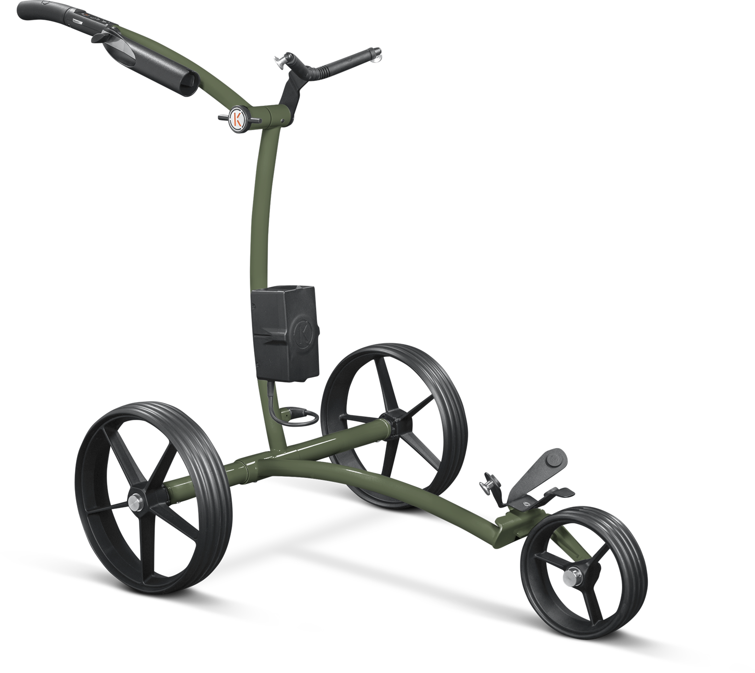 Chariot de golf électrique KIFFE GOLF « K3 » avec porte-parapluie