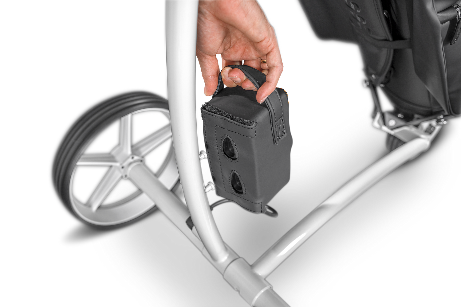 Chariot de golf électrique KIFFE GOLF « K3 » avec porte-parapluie