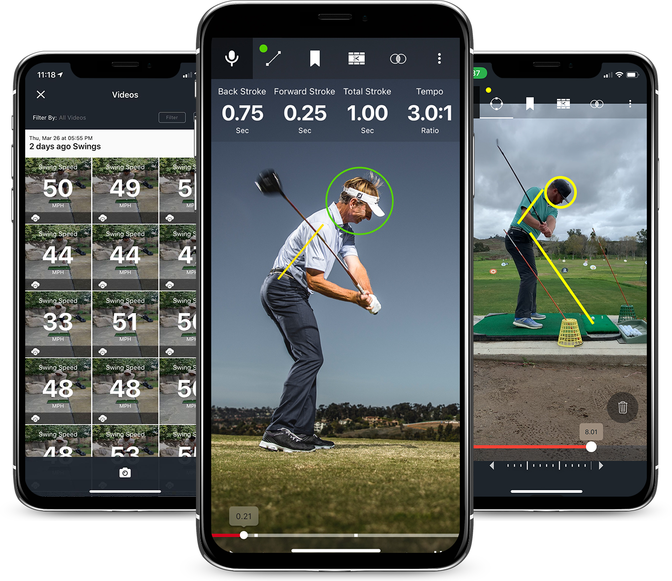 BLAST swing and shot analyzer