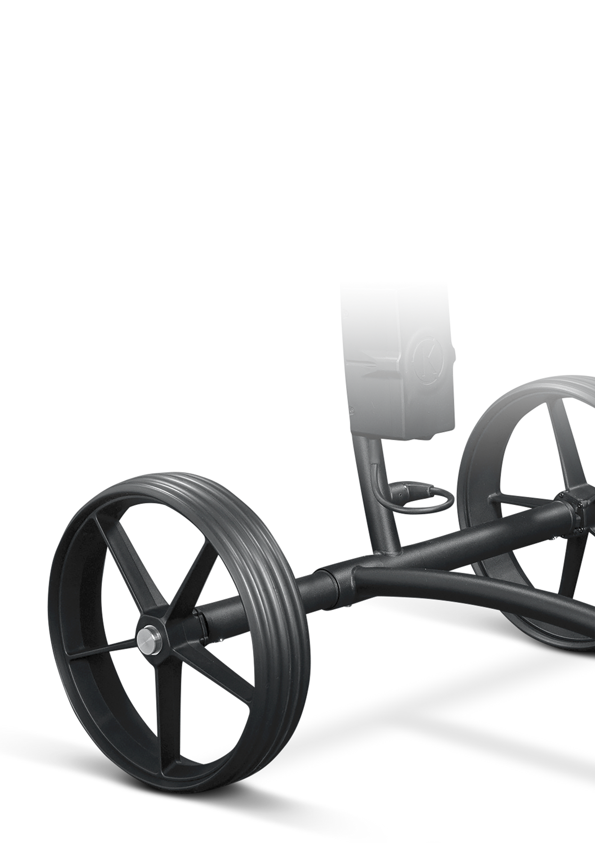Chariot de golf électrique KIFFE GOLF « K3 » avec porte-parapluie