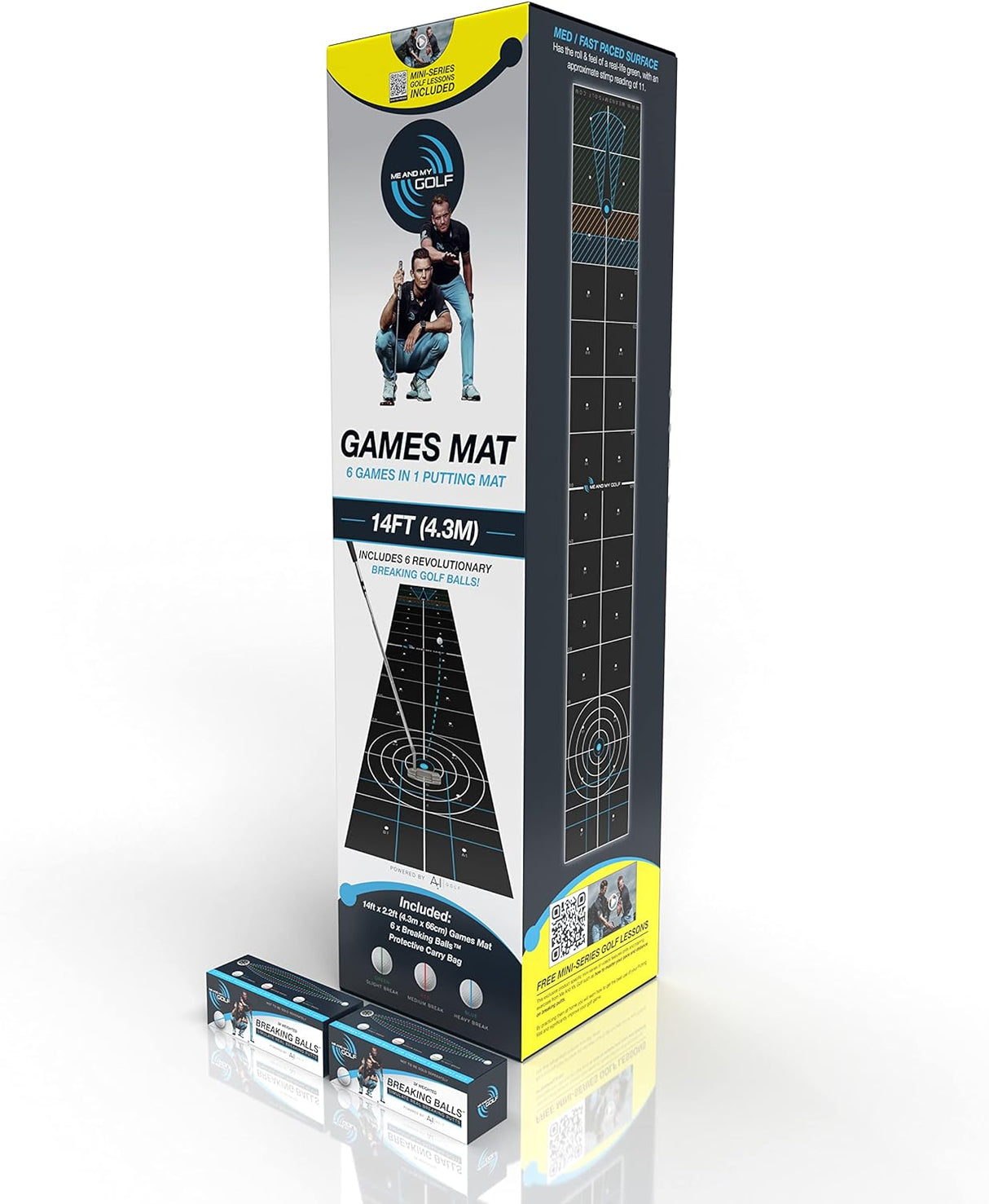 Tapis de putting 6 en 1 ME AND MY GOLF