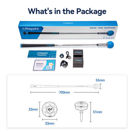 Simulateur de golf intelligent PHIGOLF 2 : Entraîneur et analyseur de swing