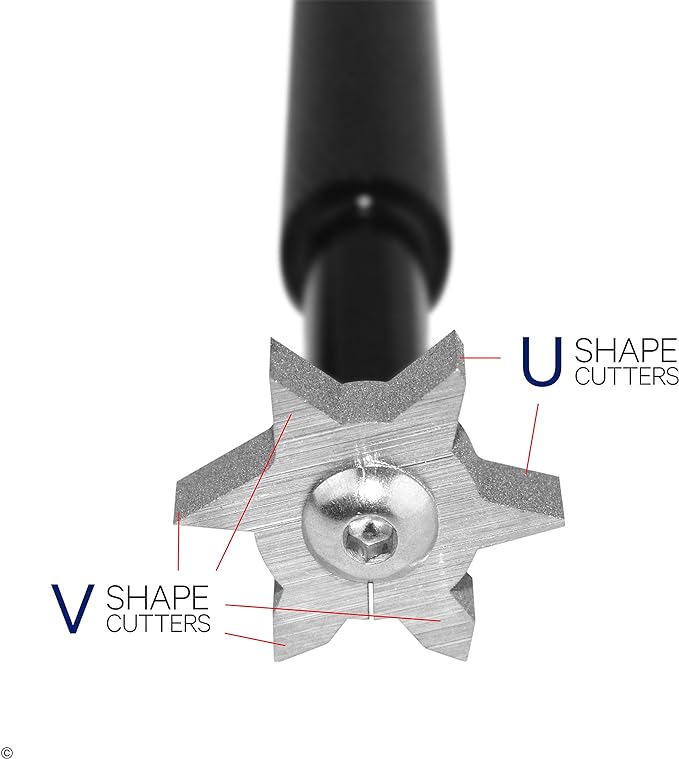 SIMSPACE groove sharpener