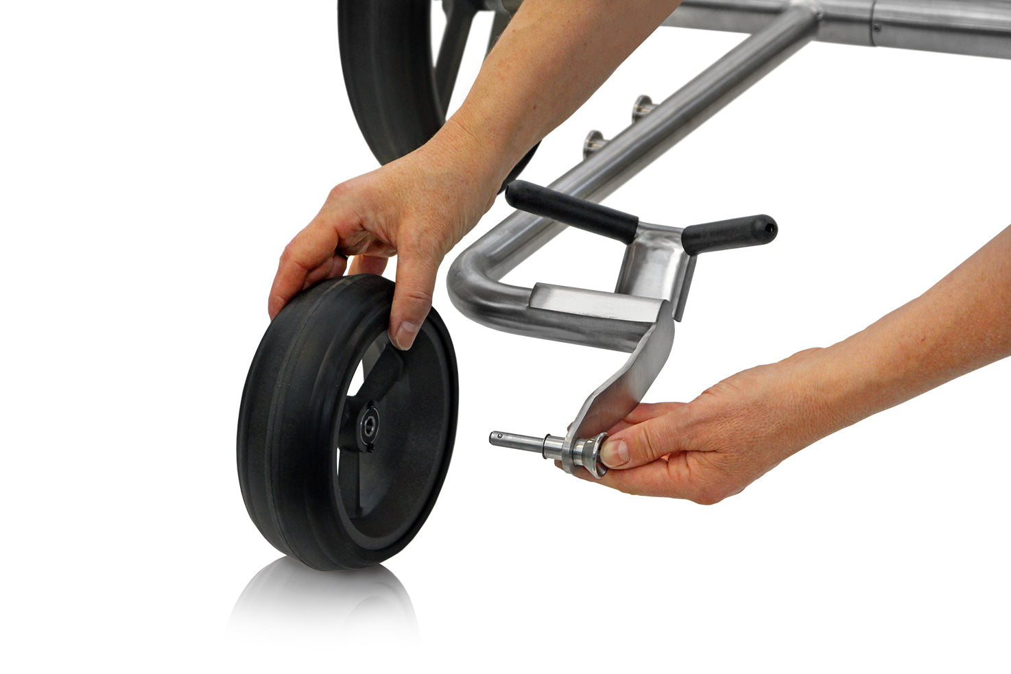 PG-Powergolf Elektro-Golftrolley Challenger Steel