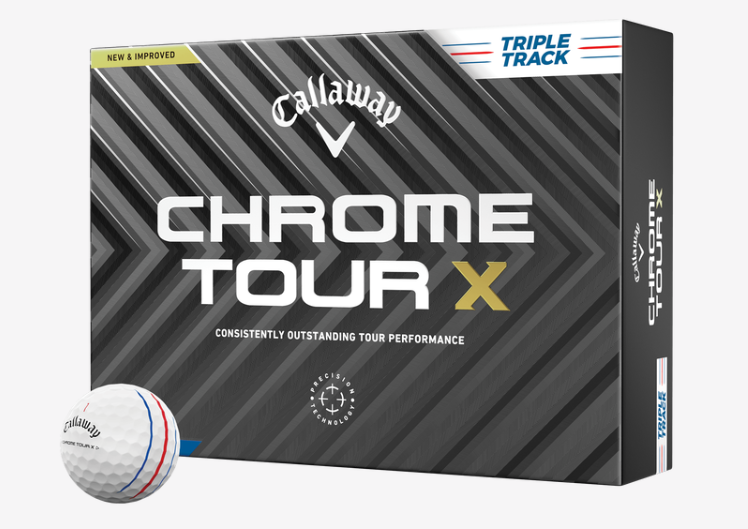Balle de golf CALLAWAY Chrome Tour X Triple Track
