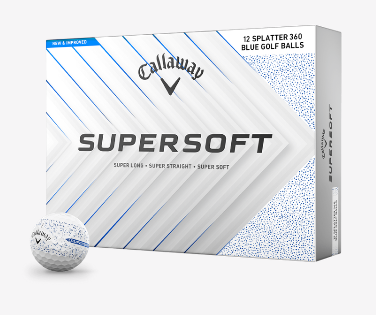 CALLAWAY Golf Ball Supersoft Splatter 360