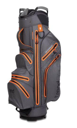 TRENDGOLF Golfbag Rainline Pro wasserdicht grau/orange