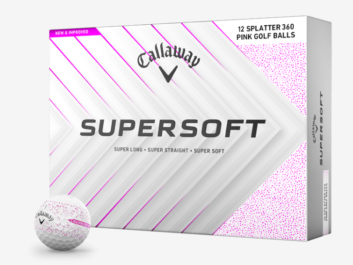 CALLAWAY Golf Ball Supersoft Splatter 360
