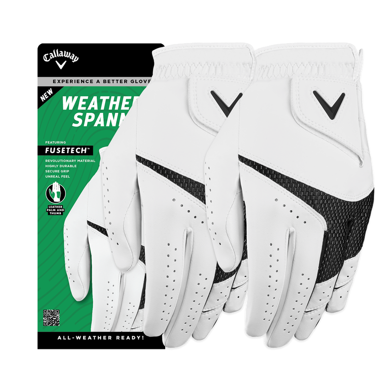 Lot de 2 gants de golf CALLAWAY Weather Spann