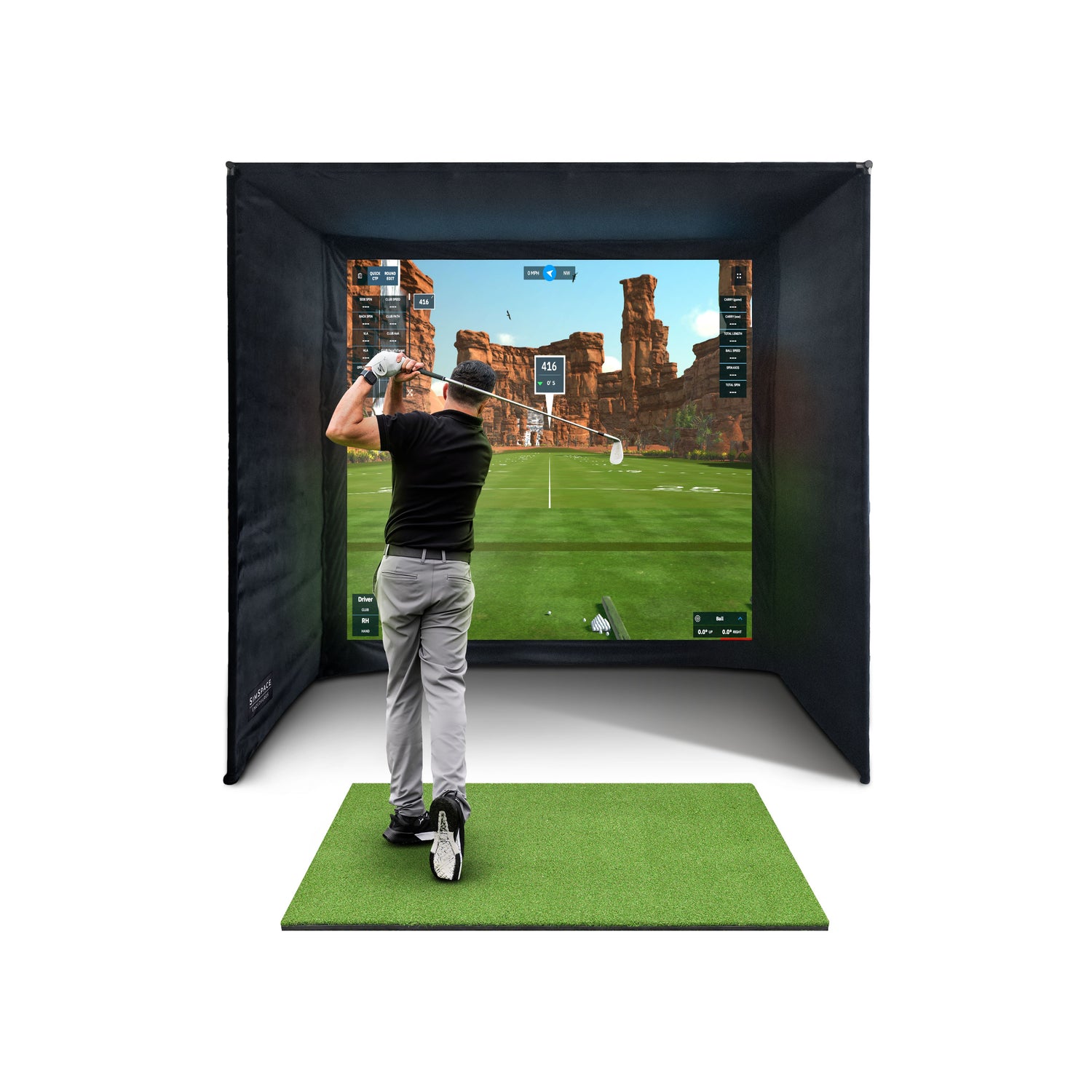 Cabine de simulateur de golf SimSpace