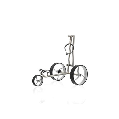 Trendgolf Push-Trolley Cushy S en acier inoxydable poli