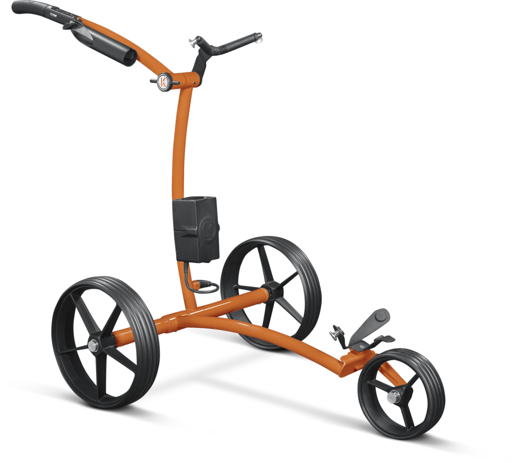 Chariot de golf électrique KIFFE GOLF « K3 » avec porte-parapluie