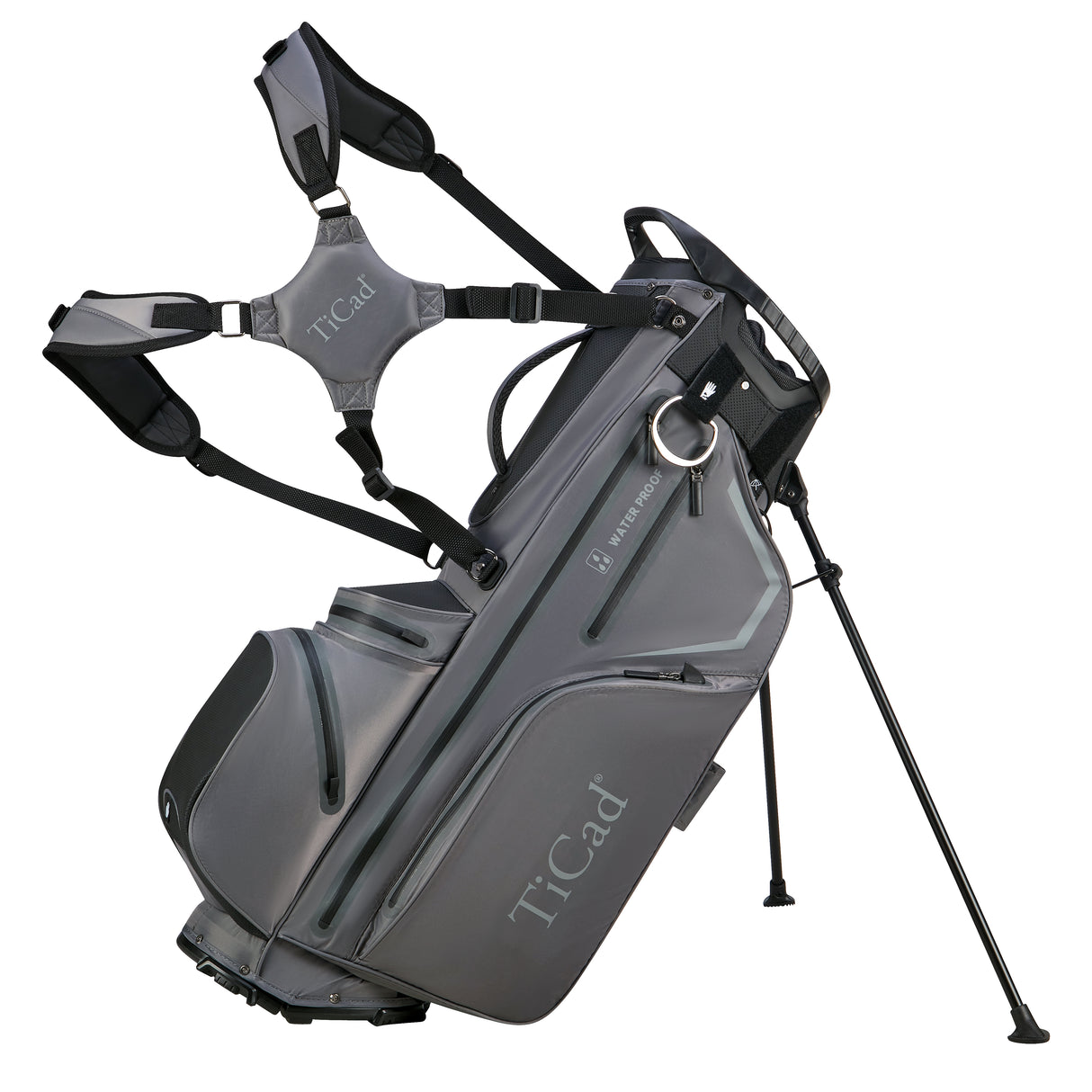Sac de golf hybride TiCad PREMIUM 14, sac trépied étanche
