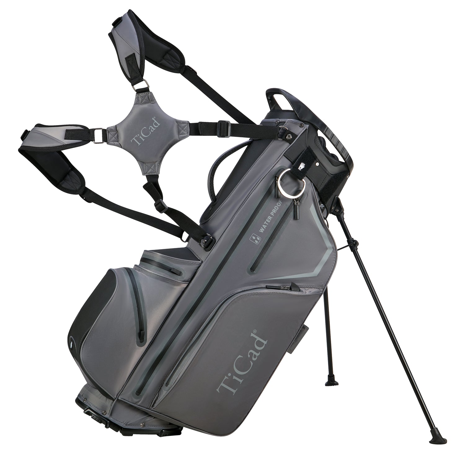 Sac de golf hybride TiCad PREMIUM 14, sac trépied étanche