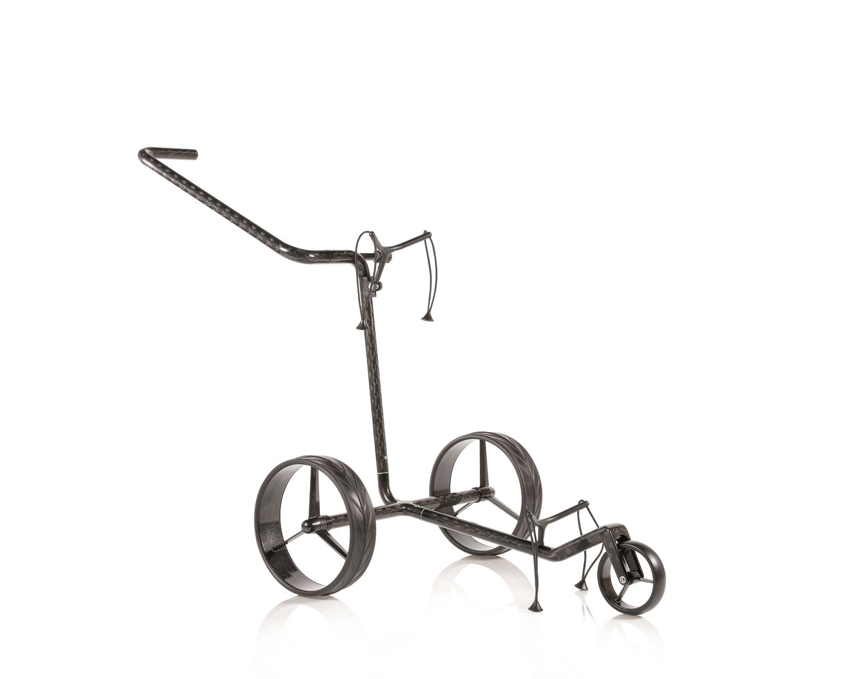 JuCad Golftrolley Carbon schwarz - das moderne Leichtgewicht