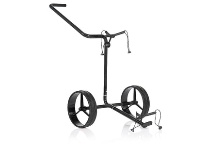 JuCad Golftrolley Carbon Shine 2-rädrig - das stylische Leichtgewicht schwarz-glänzend