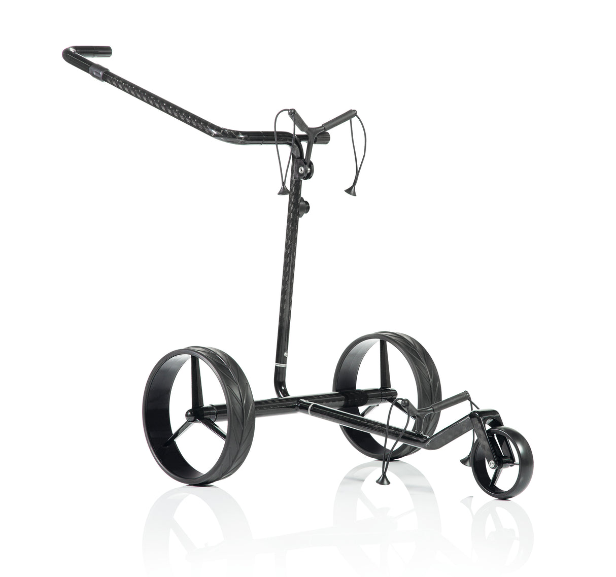 JuCad Elektro-Golftrolley CARBON TRAVEL 2.0 Schwarz