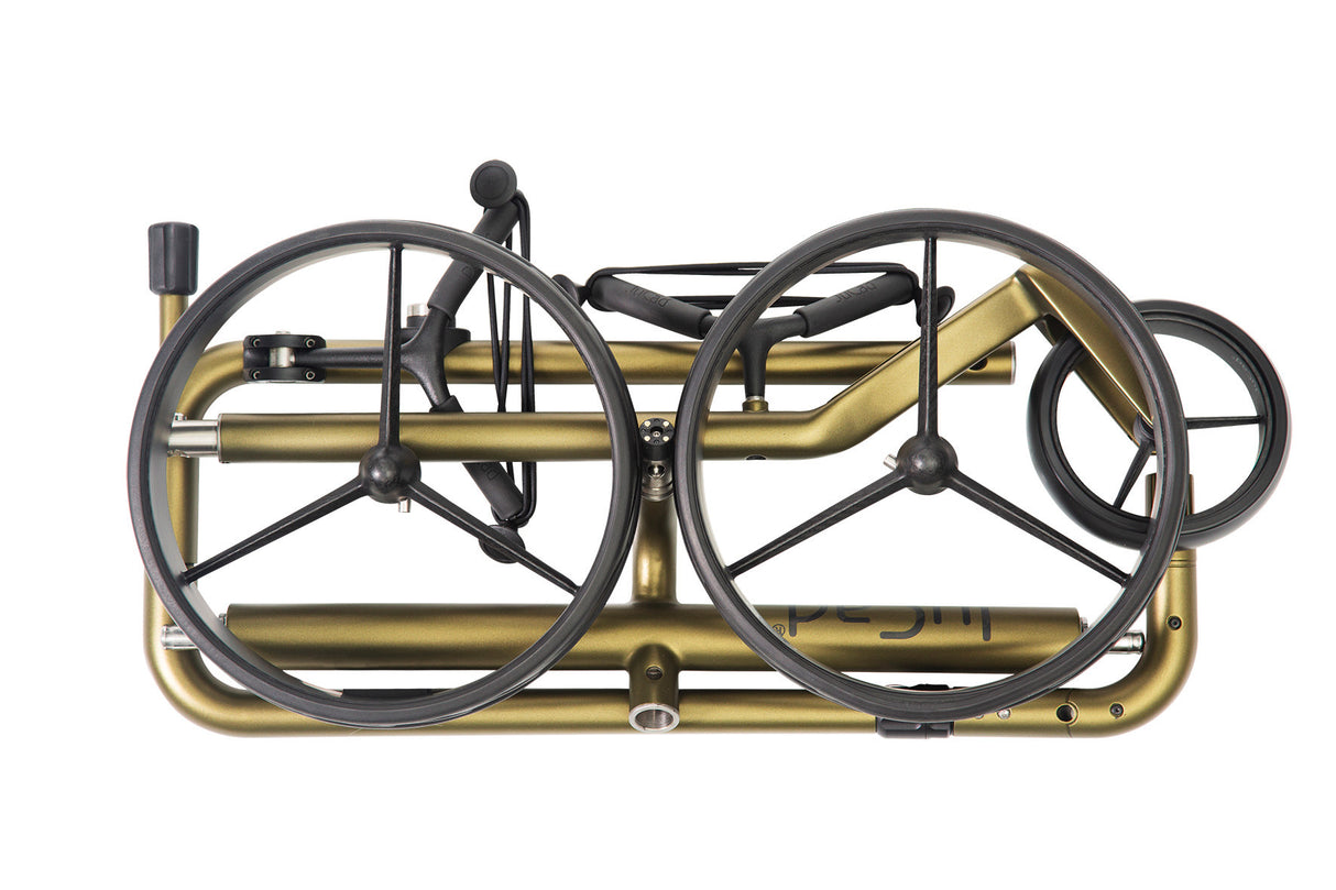 JuCad Elektro-Golftrolley Carbon Travel Verde Black 2.0 - Avantgardist im Nature-Black Look