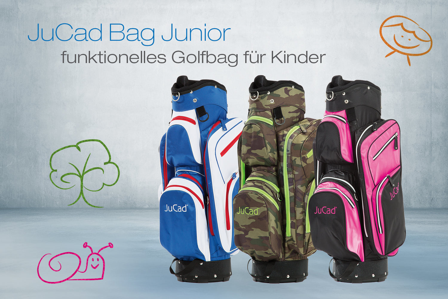 JuCad golf bag junior - le sac de golf fonctionnel pour les enfants