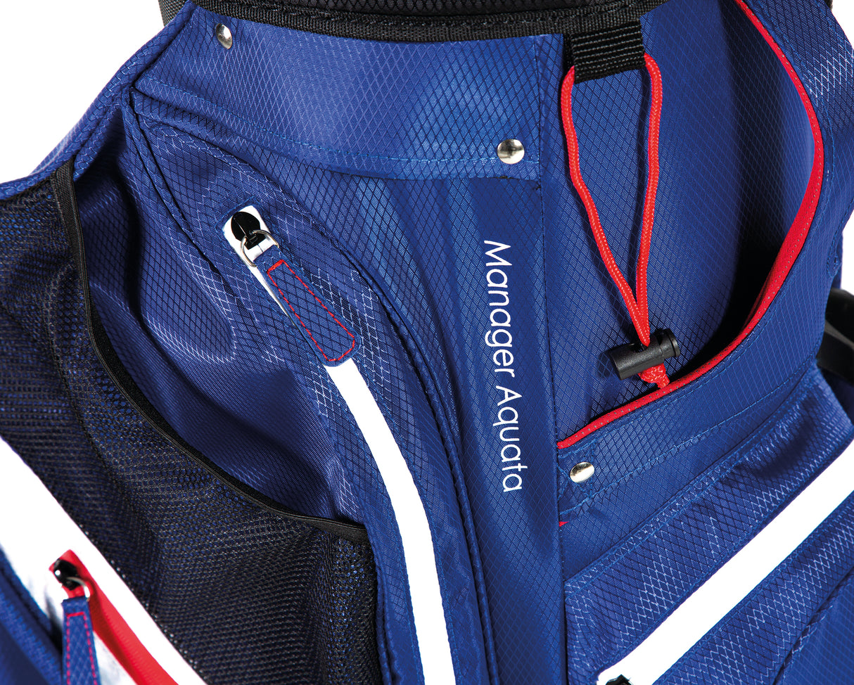 JuCad Golfbag Manager Aquata - wasserabweisendes Golfbag mit Organizer