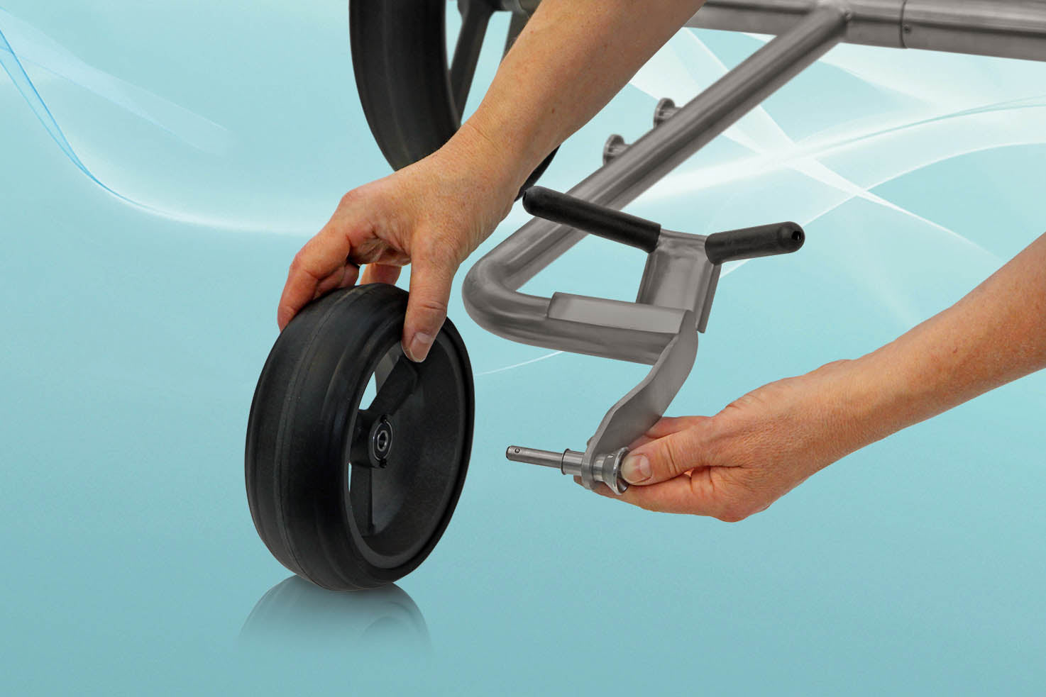 PG-Powergolf Elektro-Golftrolley Nitro flat Titan