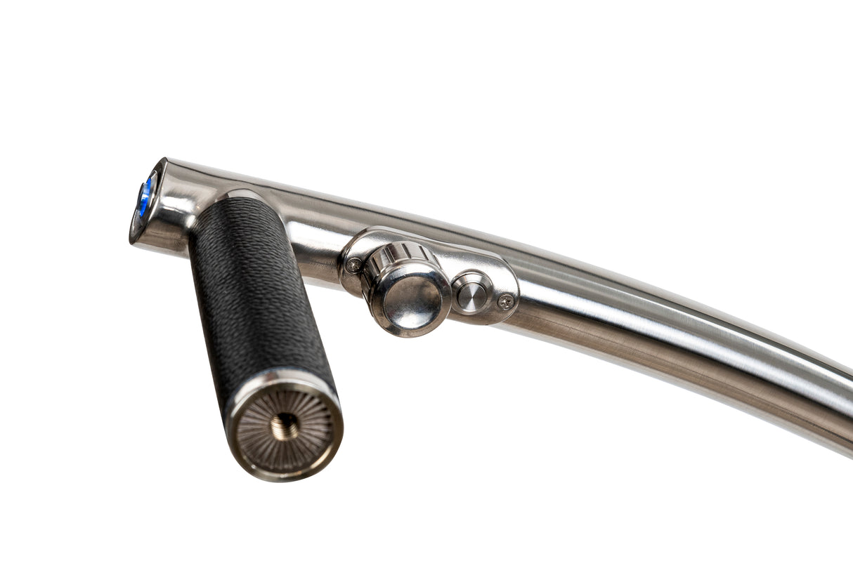 Trendgolf Elektro-Trolley walker S Modell 2025 Edelstahl, schwarz