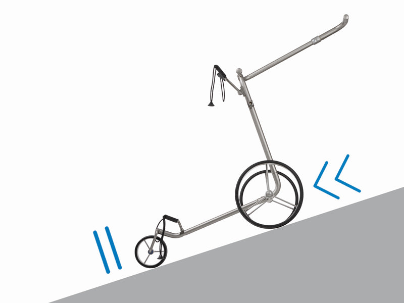 Chariot de golf électrique JuCad Carbon Silence 2.0