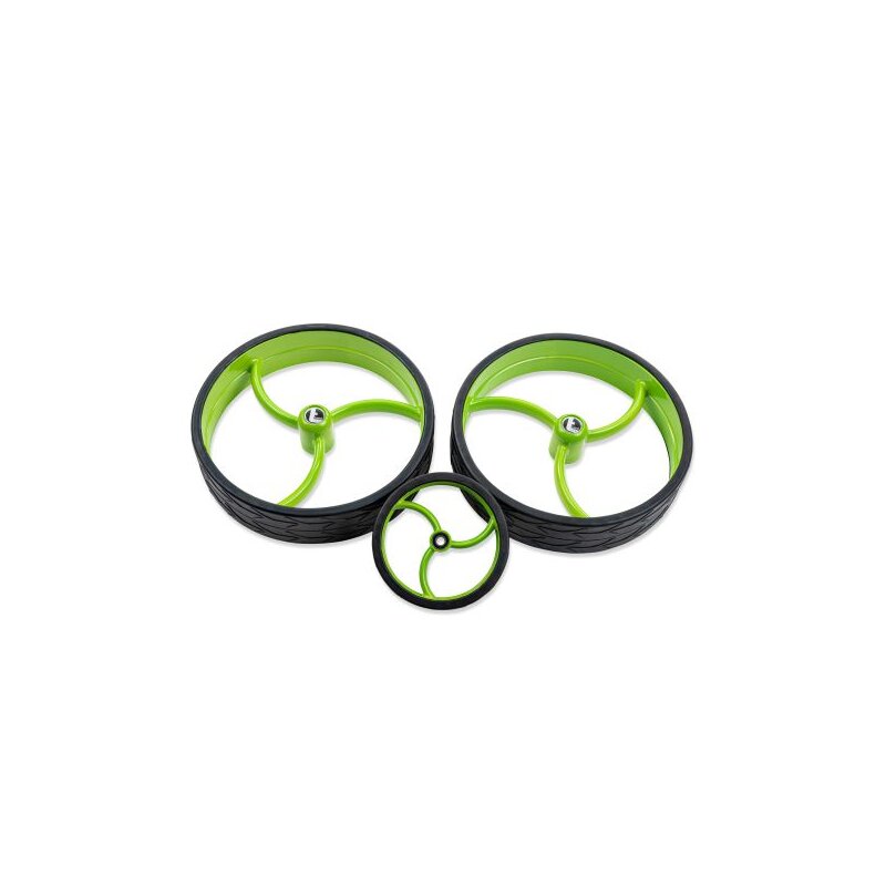 Set de roues de golf Trend vert pour streaker, walker, cushy