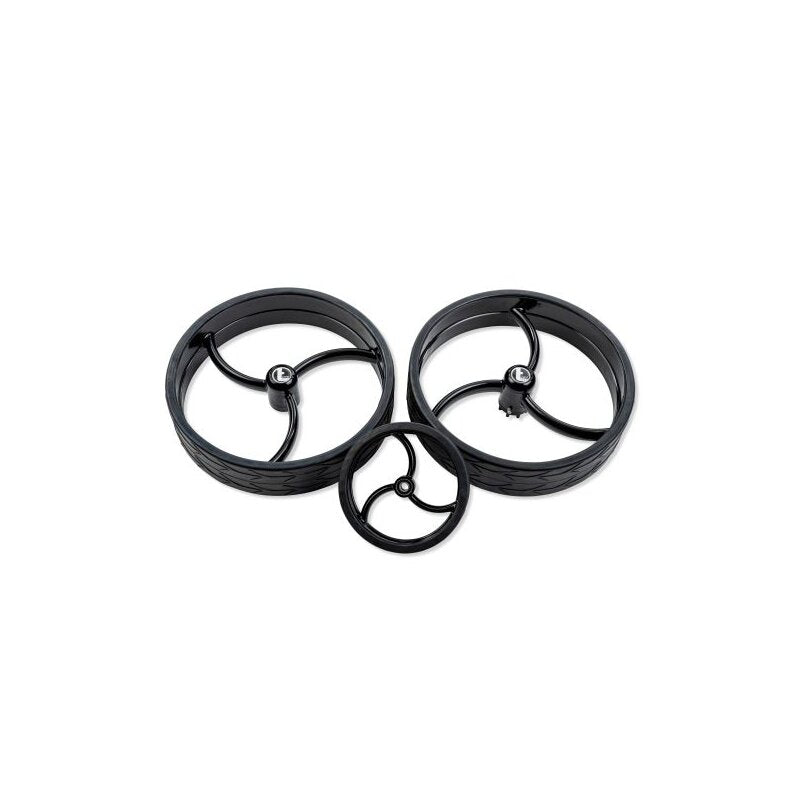 Trendgolf Rädersatz Schwarz für streaker, walker, cushy, ranger