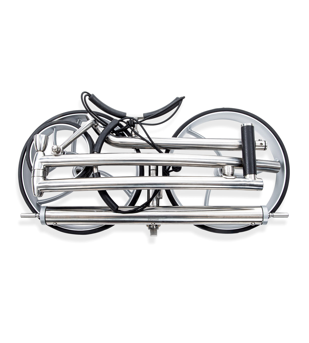 Trendgolf Elektro-Trolley walker Modell 2025 Edelstahl, poliert