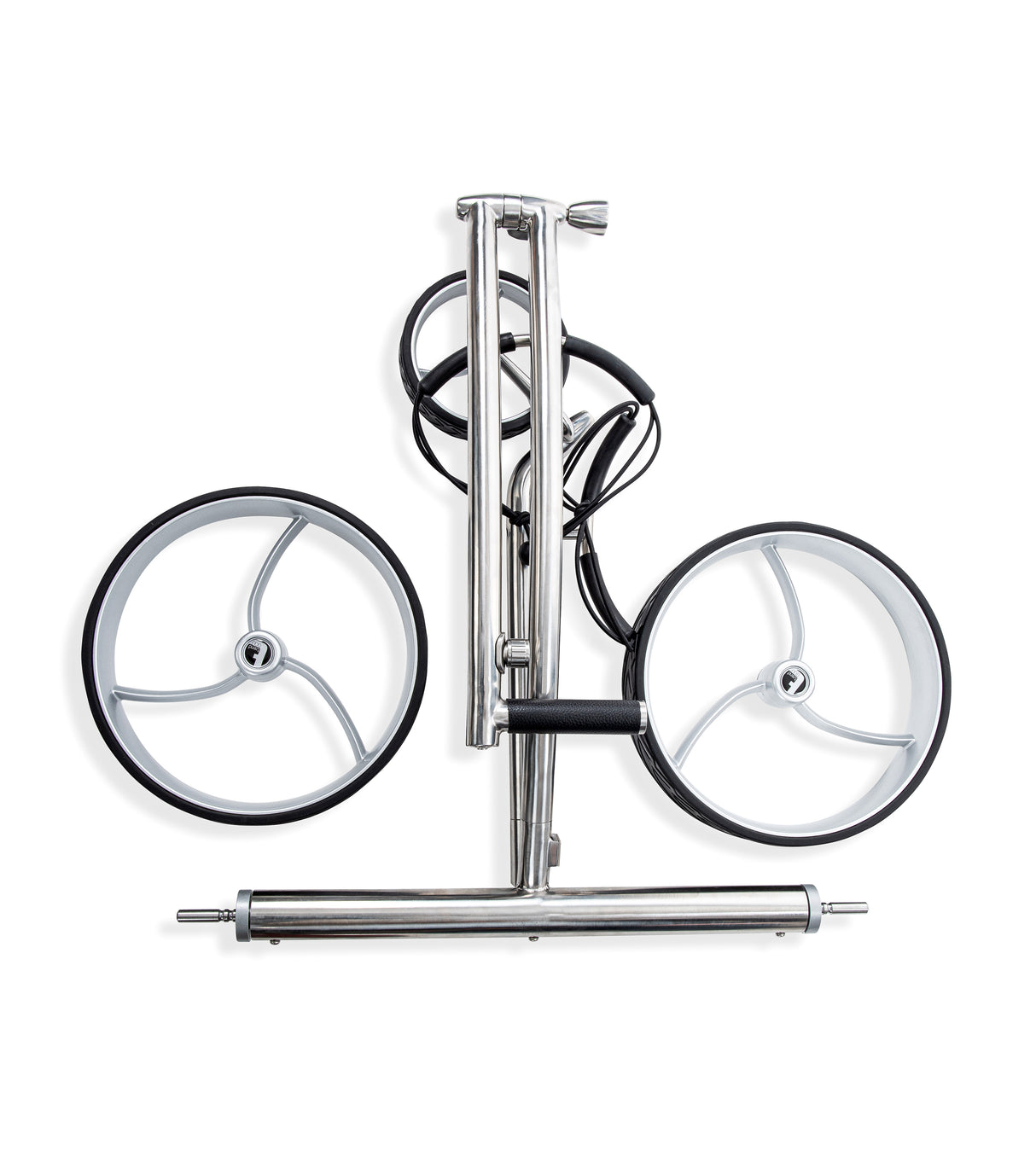 Trendgolf Elektro-Trolley walker Modell 2025 Edelstahl, poliert