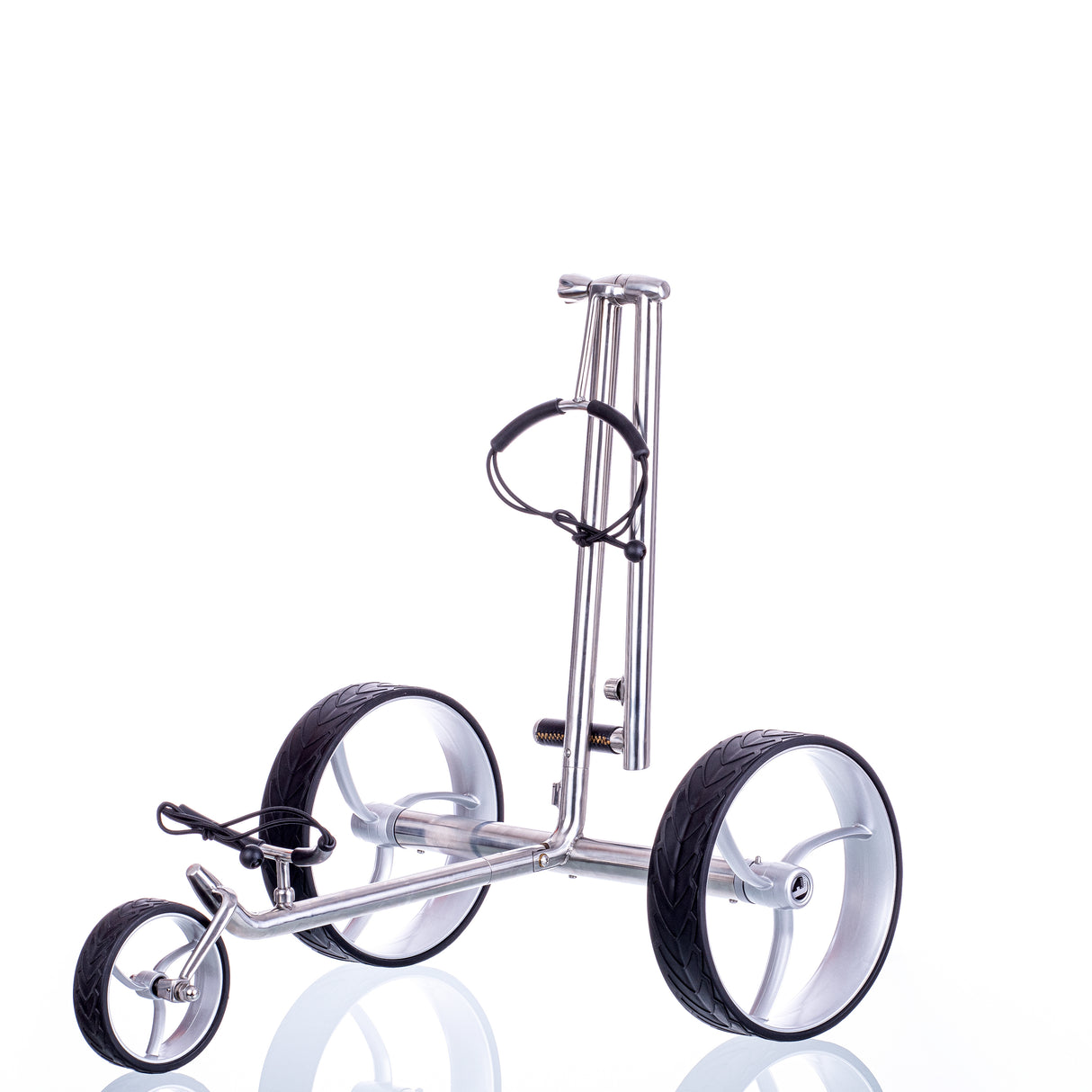 Trendgolf Elektro-Trolley walker S Modell 2025 Edelstahl, poliert