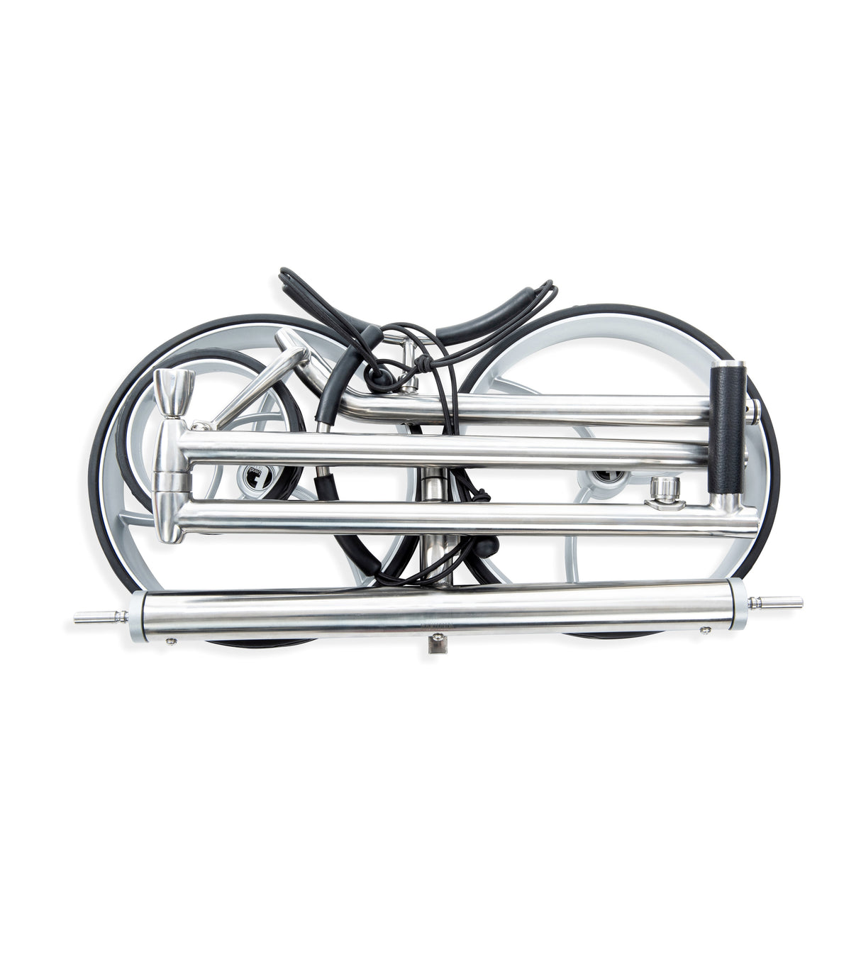 Trendgolf Elektro-Trolley walker S Modell 2025 Edelstahl, poliert