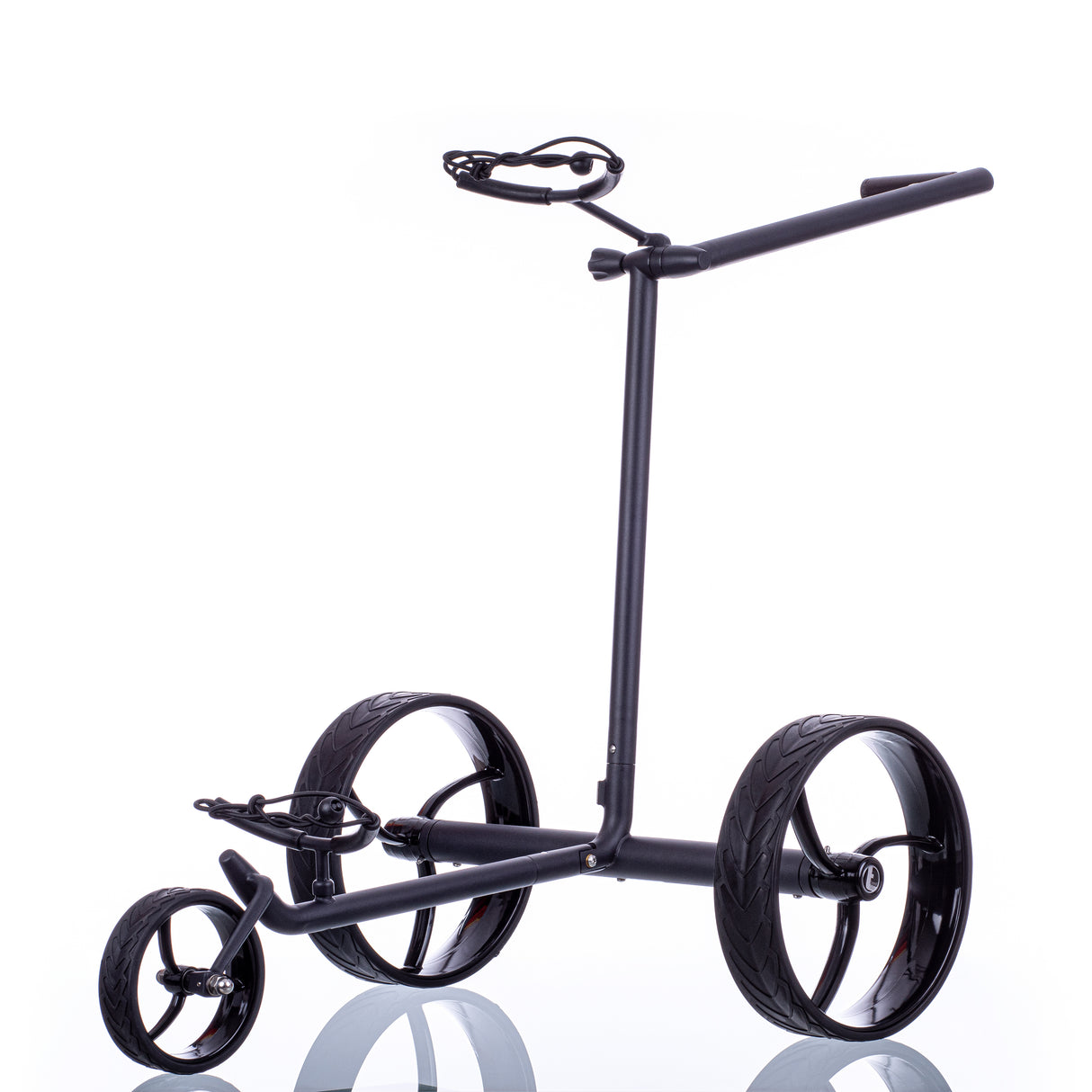 Trendgolf Elektro-Trolley walker S Modell 2025 Edelstahl, schwarz