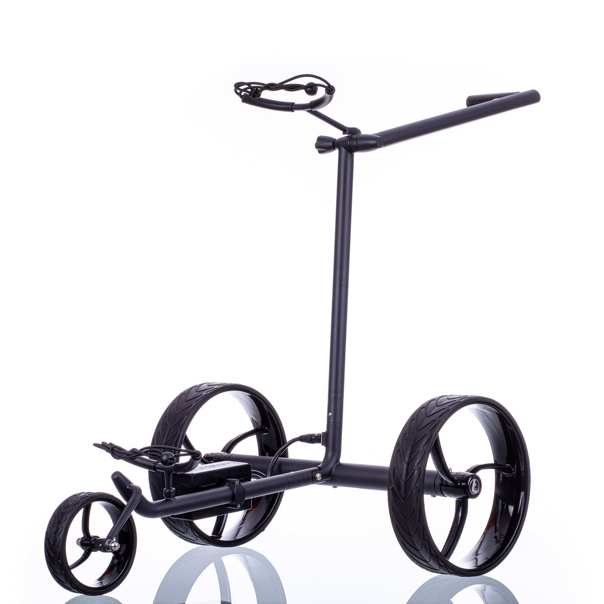 Trendgolf Elektro-Trolley walker S Modell 2025 Edelstahl, schwarz
