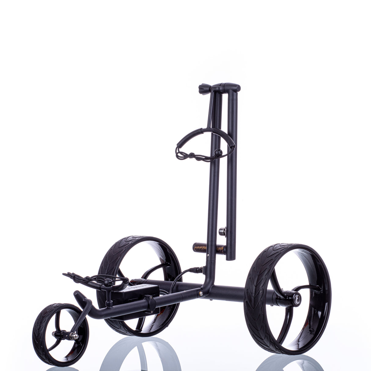 Trendgolf Elektro-Trolley walker S Modell 2025 Edelstahl, schwarz