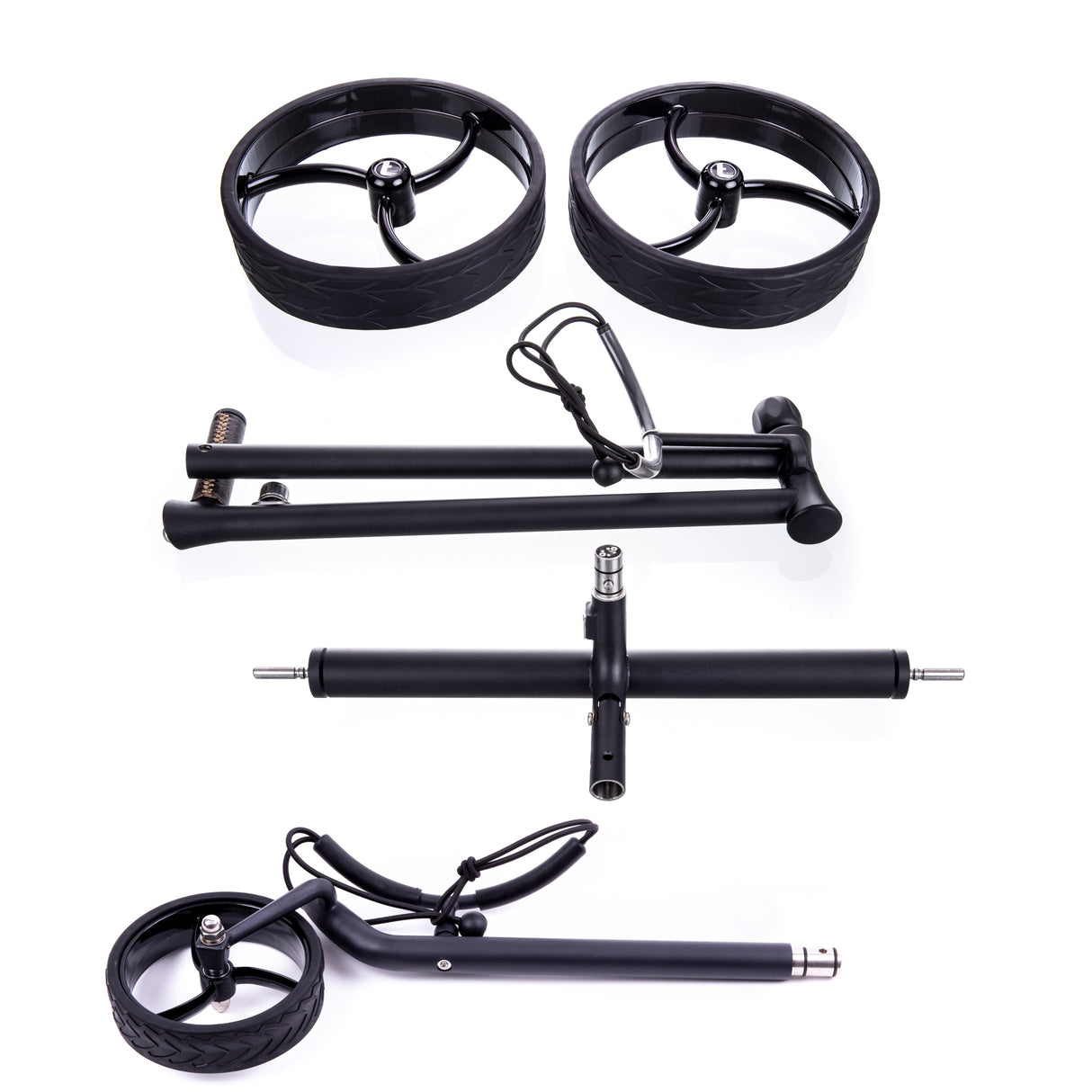 Trendgolf Elektro-Trolley walker S Modell 2025 Edelstahl, schwarz