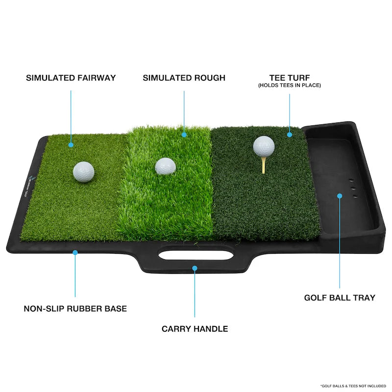 ME AND MY GOLF Tri-Turf Golf  Abschlagmatte