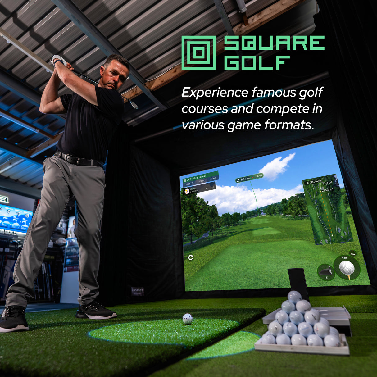 SQUARE GOLF Launch Monitor