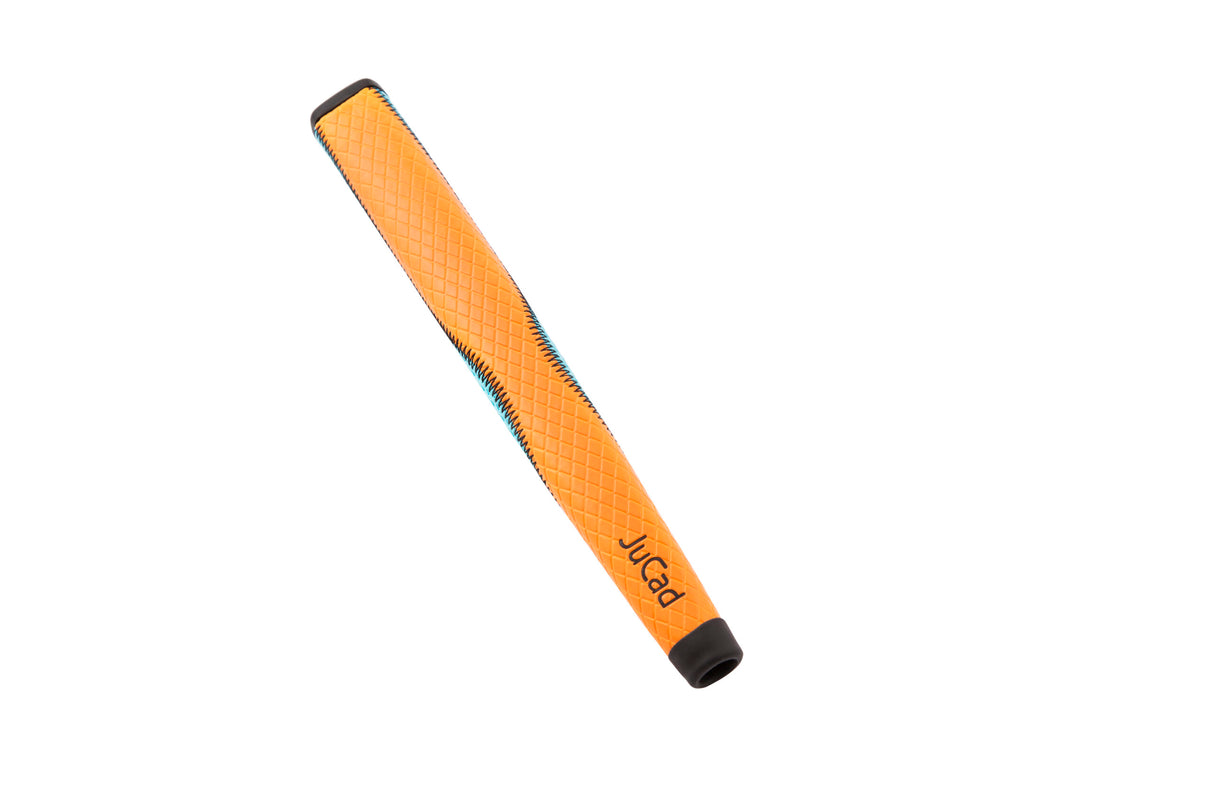 JuCad Putter X900 - Edelstahl mit Jucad Jumbo Puttergriff weißer Pin
