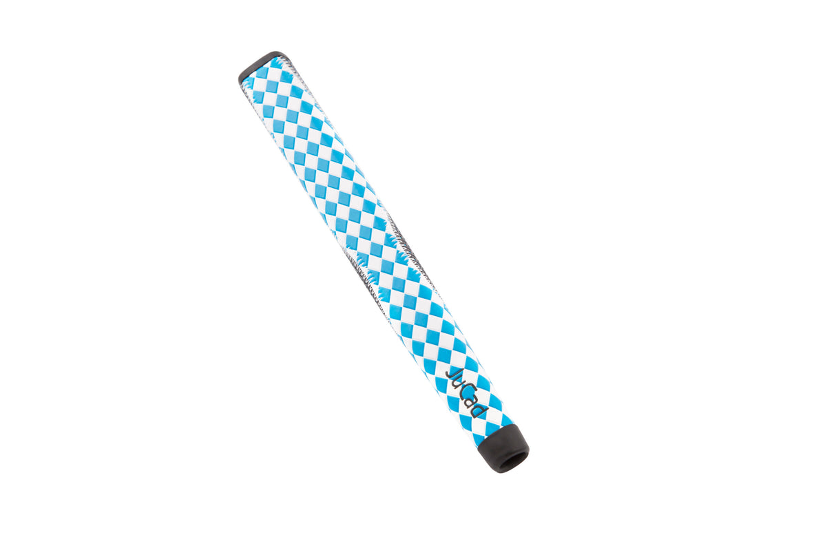 JuCad Putter X900 - Edelstahl mit Jucad Jumbo Puttergriff weißer Pin