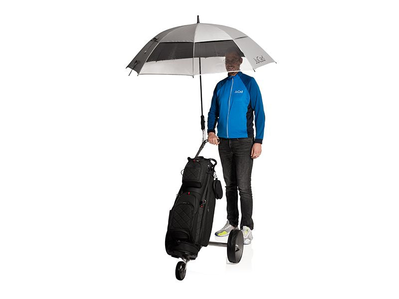 JuCad Teleskop-Golfschirm Windproof & Window