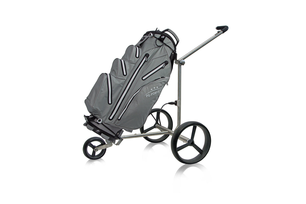 PG-Powergolf Elektro-Golftrolley Challenger Steel