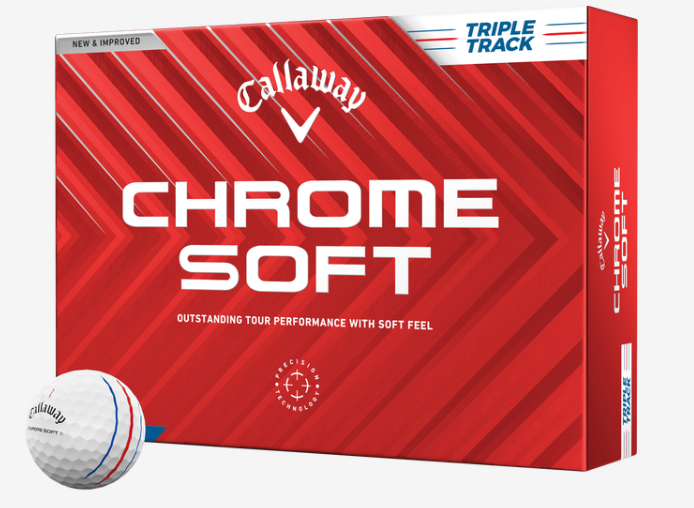 CALLAWAY Golfball Chrome Soft Triple Track