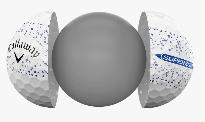 CALLAWAY Golfball Supersoft Splatter 360