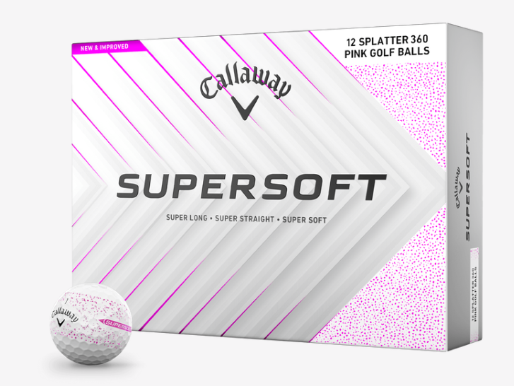 CALLAWAY Golfball Supersoft Splatter 360