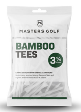 MASTERS 247 Bamboo Tees weiß