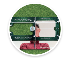 FLATPLATE Putting-Platte