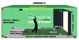 The SportScreen Vanish Series® | Einfahrbare Golfkabine