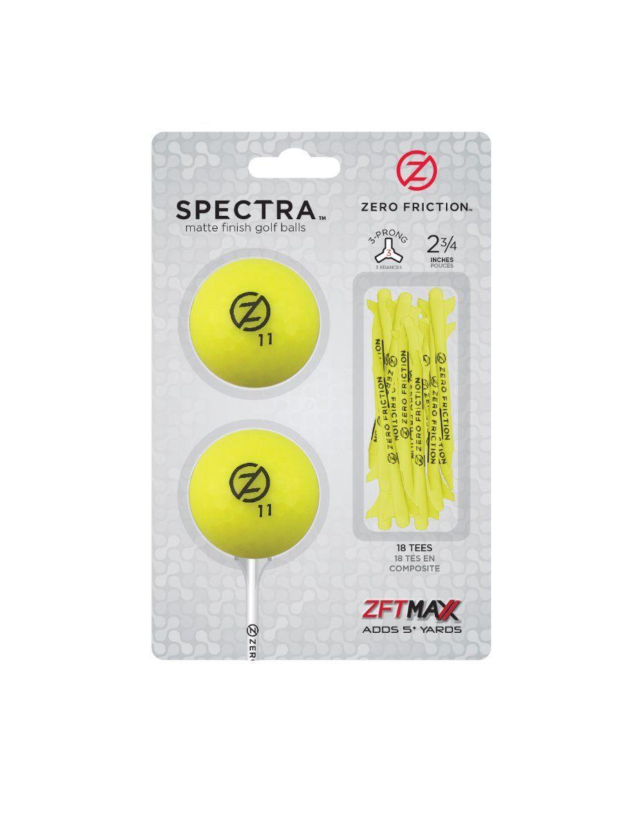 Zero Friction 2 Balls/Tee Packs